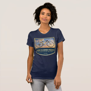 Camiseta Gran pasaje de Allegheny (bicicleta2) 2