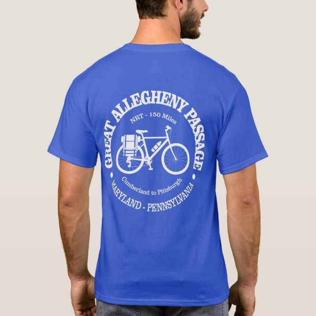Camiseta Gran pasaje de Allegheny (ciclismo) (Reverso)