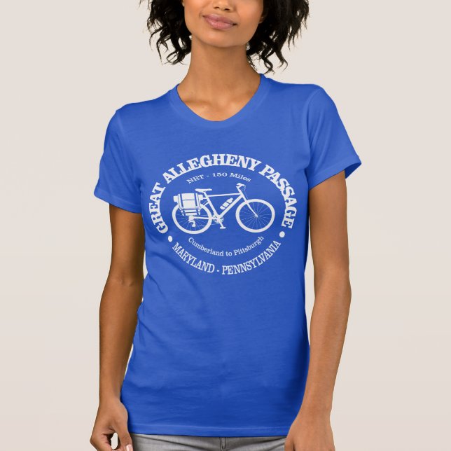 Camiseta Gran pasaje de Allegheny (ciclismo) (Anverso)