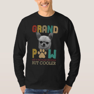 Camiseta Gran Pasta De Perro Chihuahua Como Abuelo Regular