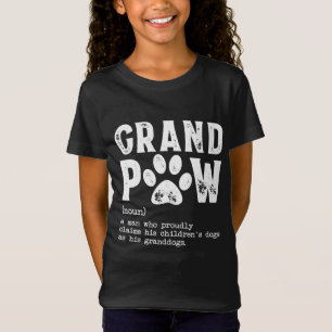 Camiseta Gran Paw Abuelo Perro Papá Definición Padre Pawpa
