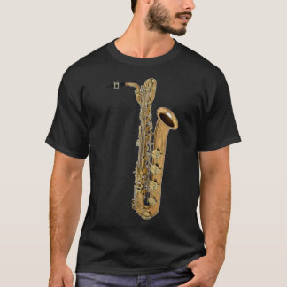 Camiseta Gran Pegatina saxofón de Baritone