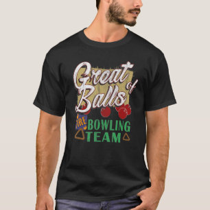 Camiseta Gran Película de Vintage de B0wling Team Funny Vin