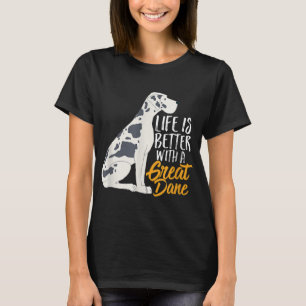 Camiseta Gran Perro canino canino con gráfico lindo para el
