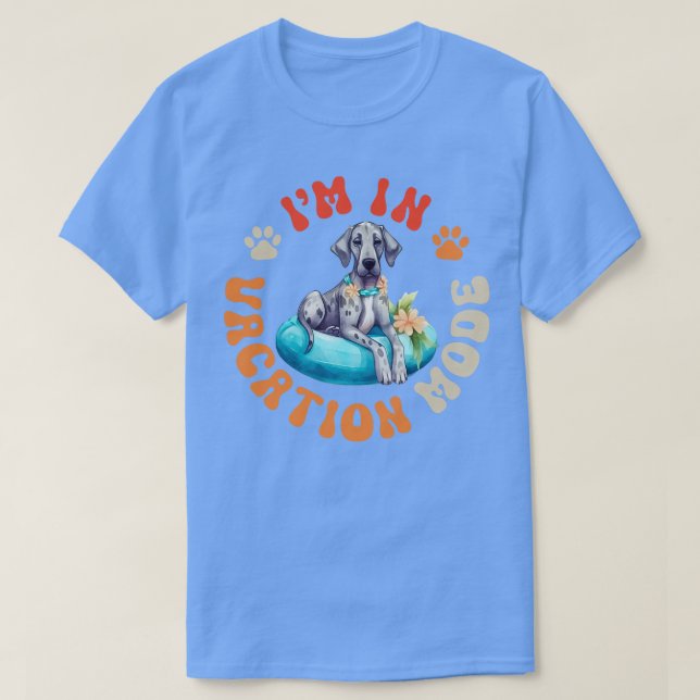 Camiseta Gran perro danés 1 (Diseño del anverso)