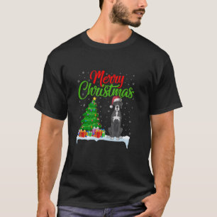 Camiseta Gran Perro Danés Árbol De Navidad Enluce Divertida