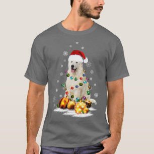 Camiseta Gran perro de los Pirineos ilumina a Navidades que