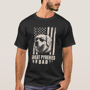 Camiseta Gran perro de los Pirineos papá regalo de la bande