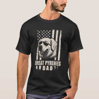 Camiseta Gran perro de los Pirineos papá regalo de la bande