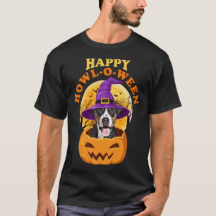 Camiseta Gran Perro de Montaña Suiza Howl-O-Ween Witch Funn