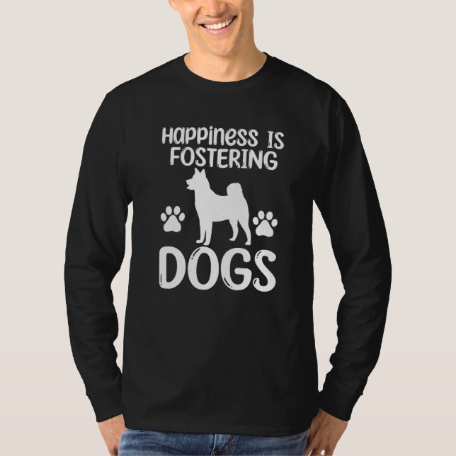 Camiseta Gran Perro Fúbico Que Dice Rescate De Perros De Ad (Anverso)