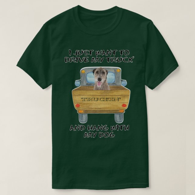 Camiseta Gran Perro Pirineo Conductor de Camión 2 (Diseño del anverso)