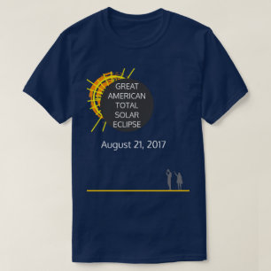 Camiseta Gran personalizado de enfriamiento de eclipse sola