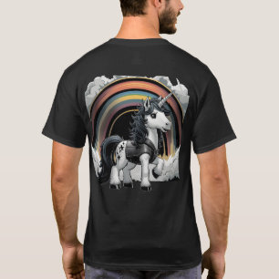Camiseta Gran Personalizado Metalizado Unicornio con vibrac