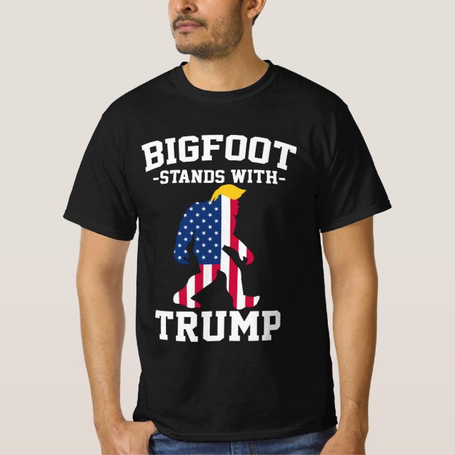 Camiseta Gran pie de página con las elecciones de Trump de  (Anverso)