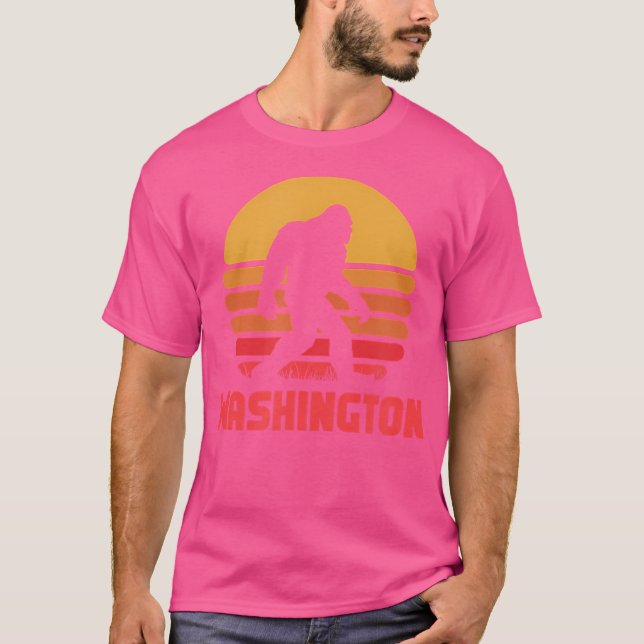 Camiseta Gran pie del estado de Washington Sasquatch Yeti H (Anverso)