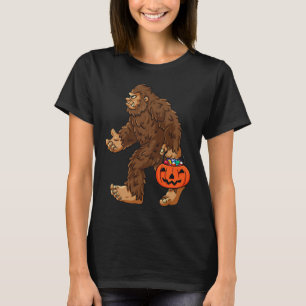 Camiseta Gran pie Jack O Lantern Fun Halloween Niños Sas