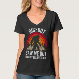Camiseta Gran Pie Me Vio Pero Nadie Le Cree Gracioso.