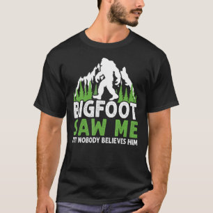 Camiseta Gran Pie Me Vio Pero Nadie Le Cree Gracioso.