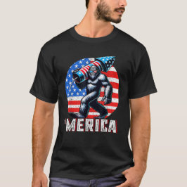 Camiseta Gran pie Merica Rock Bandera Americana Patriótica