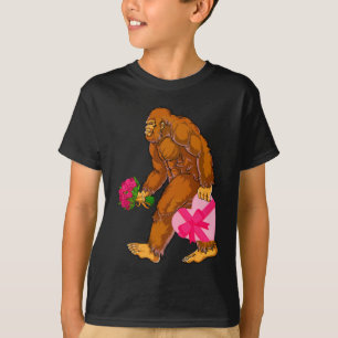 Camiseta Gran pie Sasquatch Funny Día de San Valentín Love