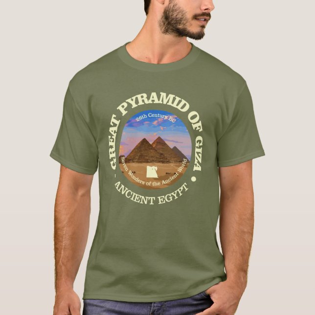 Camiseta Gran Pirámide de Giza (Anverso)