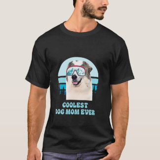 Camiseta Gran Pirineo Esquí Invernadero Perro más frío Mamá