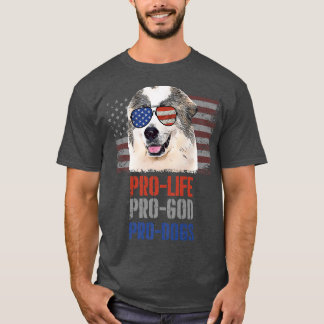 Camiseta Gran Pirineo Pro Vida Pro Dios Pro Perros Premium