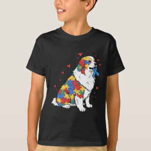 Camiseta Gran Pirineo Rompe Autismo Conciencia Autista Wo