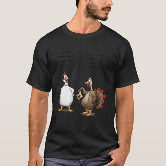 Camiseta Gran Pollo de Acción de Gracias divertida Turquía (Anverso)