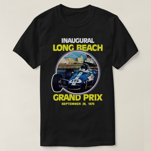 Camiseta Gran Premio de Long Beach 1975 (Diseño del anverso)