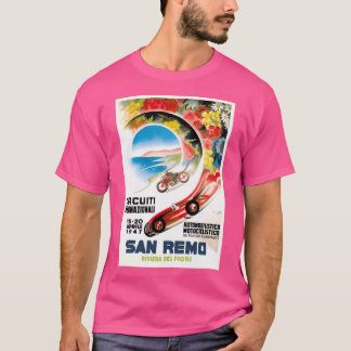 Camiseta Gran Premio de San Remo de 1947 Poster de Carrera