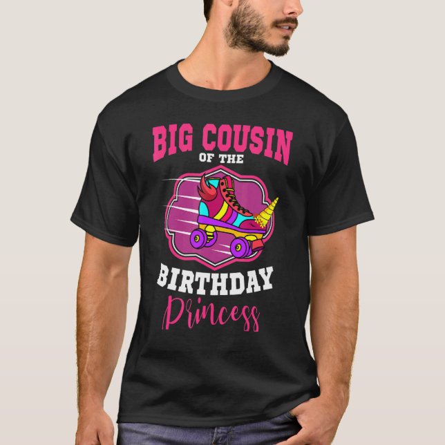 Camiseta Gran Primo De Los Patines De La Princesa De Cumple (Anverso)