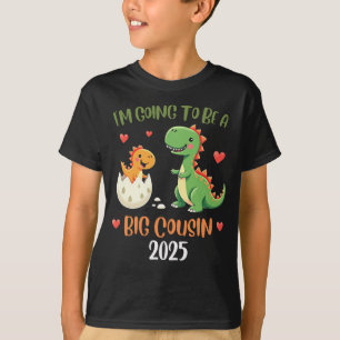 Camiseta Gran Primo Dinosaurio Voy A Ser Primo Baby Rex