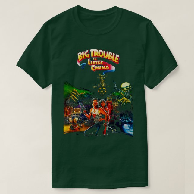 Camiseta Gran problema retro (Diseño del anverso)