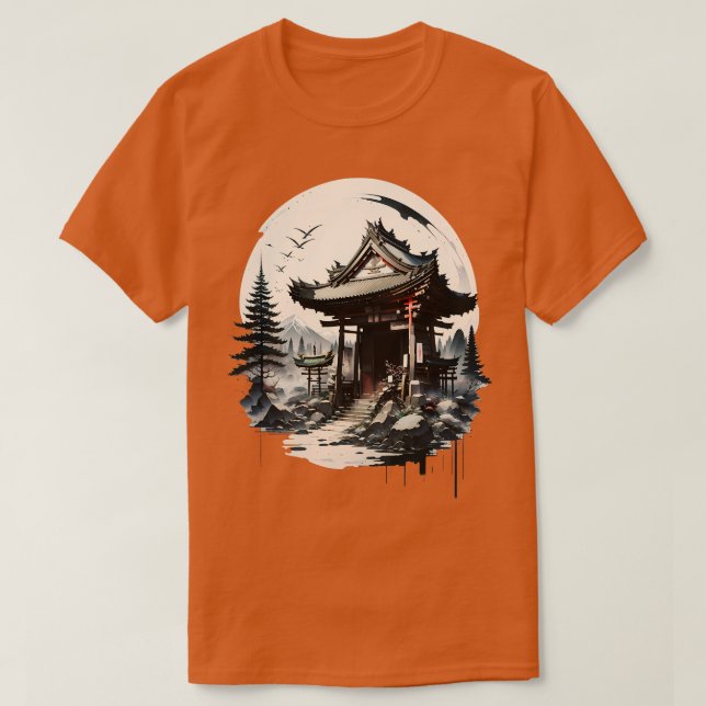 Camiseta Gran Puerta de Torii 3 (Diseño del anverso)