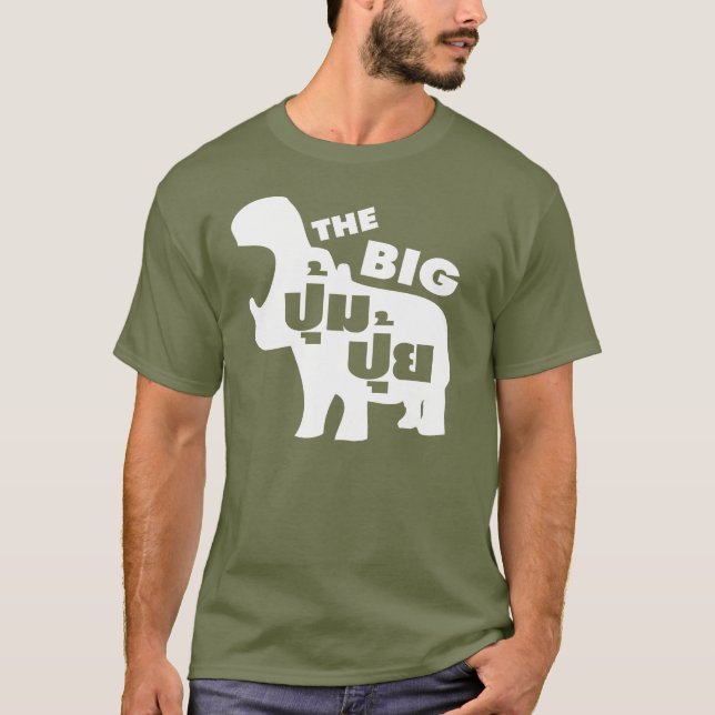 Camiseta GRAN PUM PUI・Fat in Thai Language, PUM PUI・Grat, e (Anverso)
