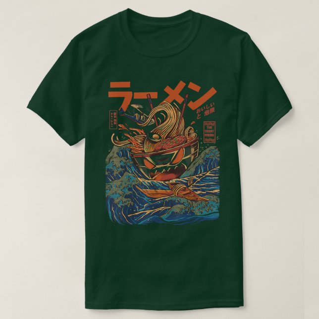 Camiseta Gran Ramal de Kanagawa (Diseño del anverso)