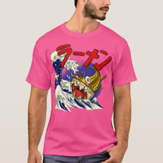 Camiseta Gran Ramen De La Comida Japonesa Kanagawa Kaiju Ka