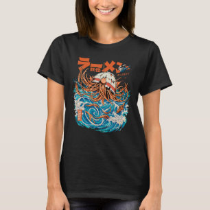 Camiseta Gran Ramen Kanagawa Japoneses Noodles Sea Food Kai