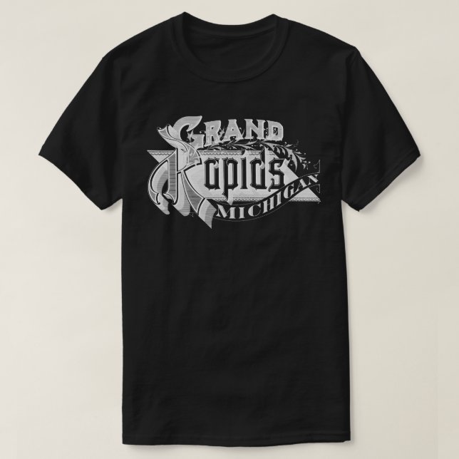 Camiseta Gran Rapids de Vintage (Diseño del anverso)