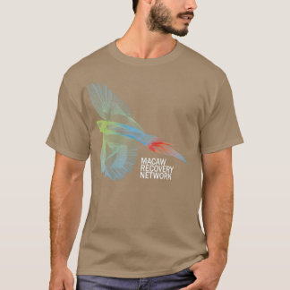 Camiseta Gran Red de Recuperación de Macaw Impresión de Mac
