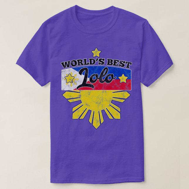 Camiseta Gran regalo de bandera del abuelo filipino liolo d (Diseño del anverso)