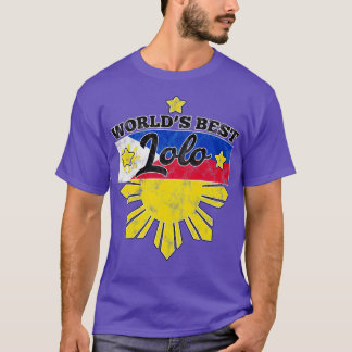 Camiseta Gran regalo de bandera del abuelo filipino liolo d
