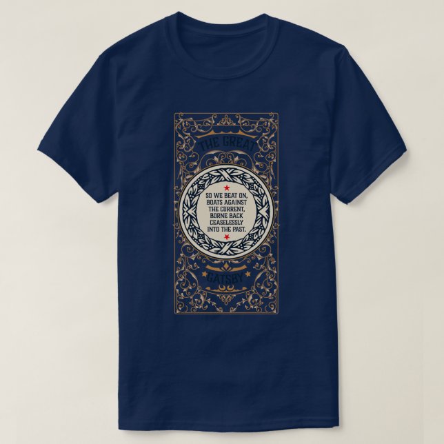 Camiseta Gran regalo de biblioteca de Gatsby para profesor  (Diseño del anverso)