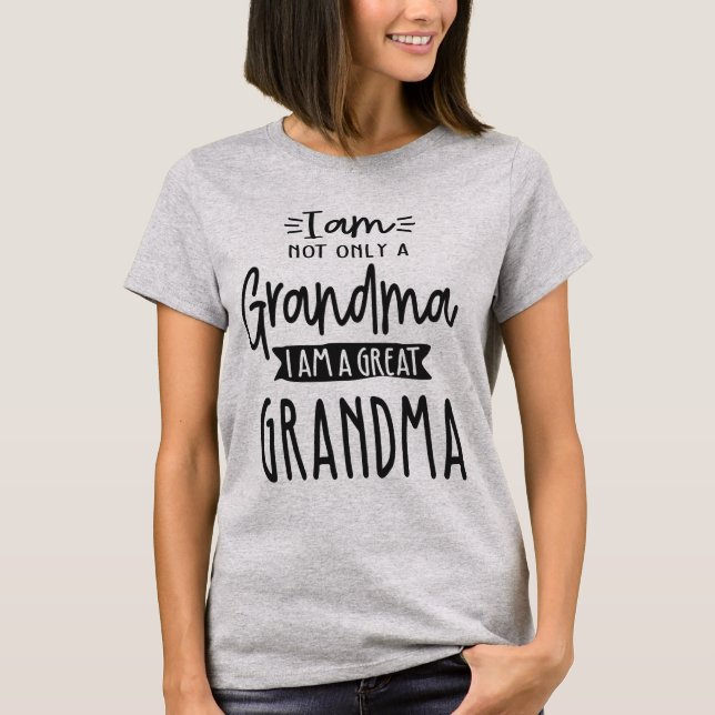 Camiseta Gran regalo de la abuela graciosa (Anverso)