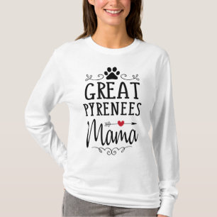 Camiseta Gran regalo de la mamá de los Pirineos - Perro de