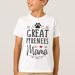 Camiseta Gran regalo de la mamá de los Pirineos - Perro de