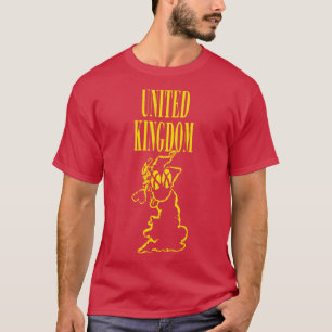 Camiseta Gran Reino Unido Feliz Cara Sonriente