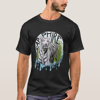 Camiseta Gran Rescate de Gatos Splashing Sapphire